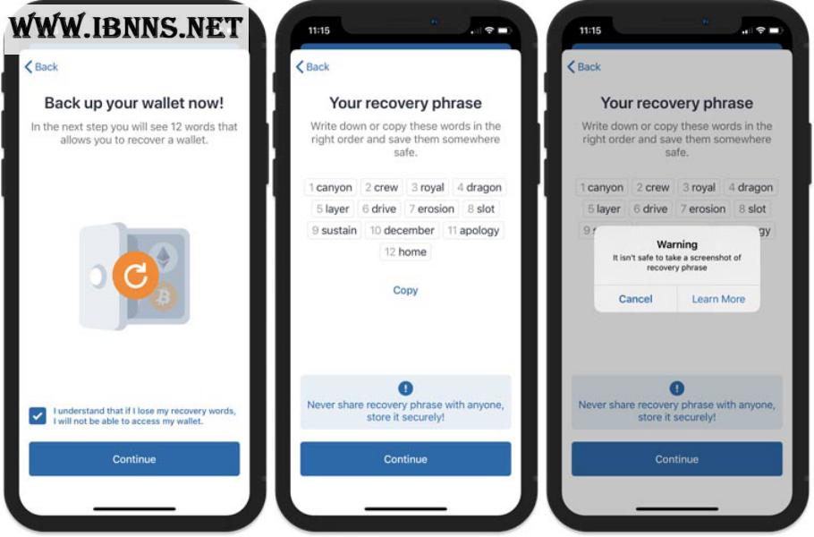 آموزش ساخت کیف پول IOSToken در تراست ولت