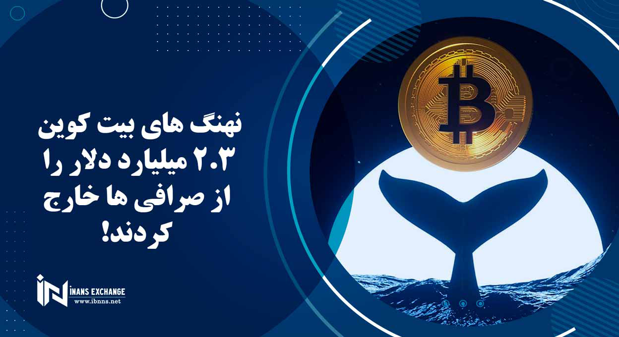  نهنگ های بیت کوین 2.3 میلیارد دلار را از صرافی ها خارج کردند